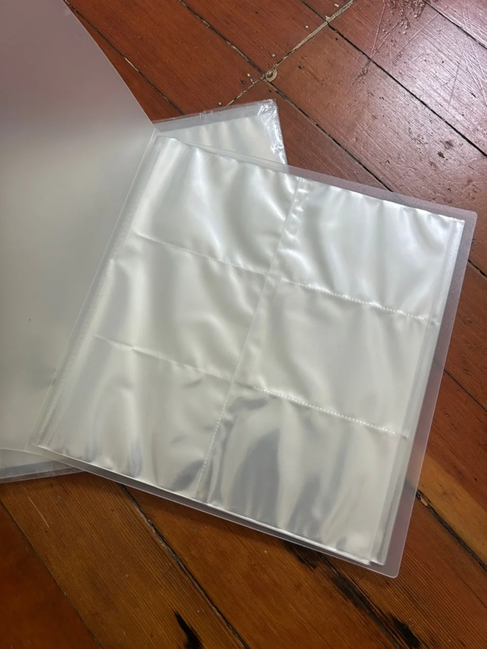 Two MUJI Clear/ translucent Photo Albums
